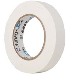 PRO-GAFFER, hvit, 24mm x 22,8m Konsollteip, skriveteip, matt overflate
